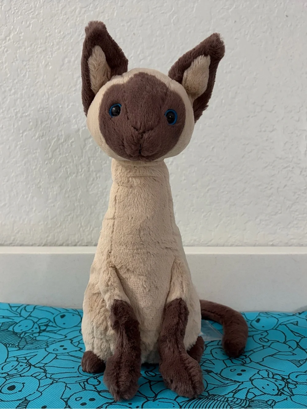 AUTHENTIC Jellycat Iris Siamese Cat- NWT Retired- FAST SHIP